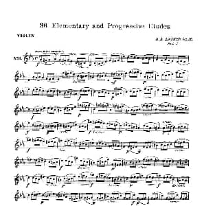 小提琴谱 | 开塞 KAYSER 36首小提琴练习曲之6