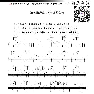 斯卡保罗集市 吉他谱 深蓝雨吉他版