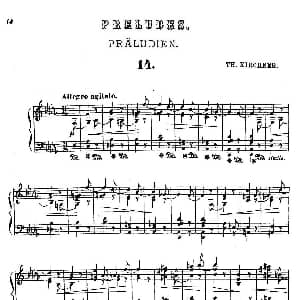 16 Preludes Op.9 钢琴谱 狄奥多 柯希纳