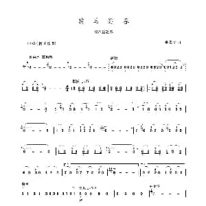 葫芦丝谱 | 骏马迎春 李思才