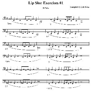 Lip Slur Exercise Bb Tuba 大号练习教材选曲