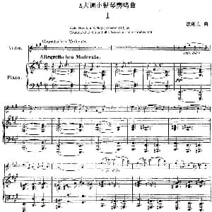 小提琴谱 | 法朗克 A大调小提琴奏鸣曲 I 小提琴 钢琴伴奏 法朗克