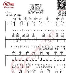 梁静茹 可惜不是你 吉他谱_歌曲简谱