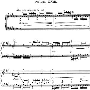 巴赫 平均律钢琴曲集 第一卷 之前奏曲 钢琴谱 巴赫