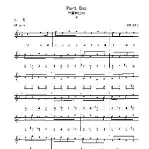 Tommy Reilly 练习曲第四首_歌曲简谱