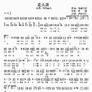 走天涯_歌谱投稿_词曲:杨望 大哲 老猫