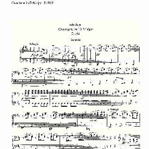 Overture in D Major D.592 钢琴谱