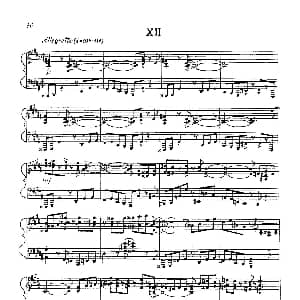 24 Preludes Op.53 钢琴谱 尼古拉 凯帕斯汀