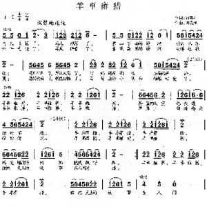 羊卓雍措_歌谱投稿_词曲:尚奋斗 胡德顺