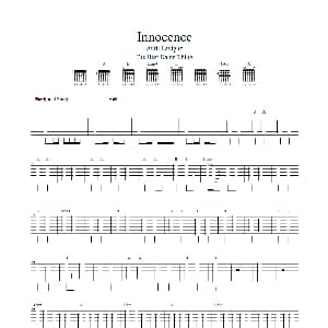 innocence 吉他谱 Avril Lavigne