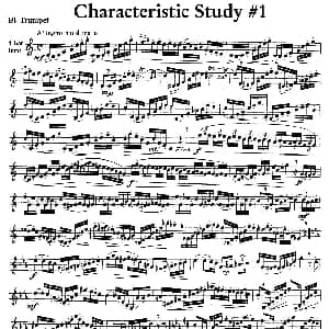 Characteristic Study #1 小号 J. B. Arban