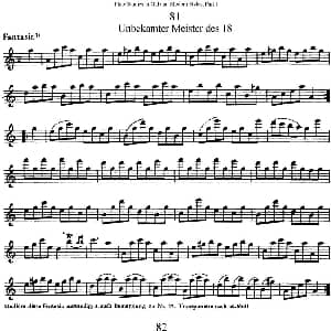 长笛曲谱 | 斯勒新老风格长笛练习重奏曲 第一部分 NO.81 NO.82 Siegfried Thiele S. 斯勒