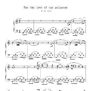 For the love of the princess 钢琴谱 BNZ
