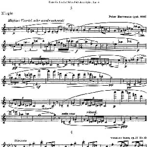 长笛曲谱 | 斯勒新老风格长笛练习重奏曲 第四部分 NO.3 NO.4 Siegfried Thiele S. 斯勒