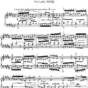 巴赫 平均律钢琴曲集 第一卷 之前奏曲 钢琴谱 巴赫