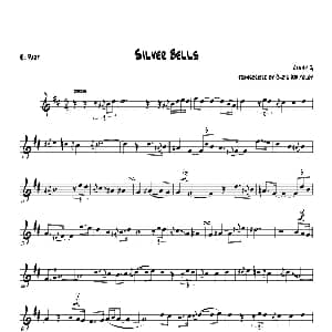 萨克斯谱 | Silver Bells Eb Part