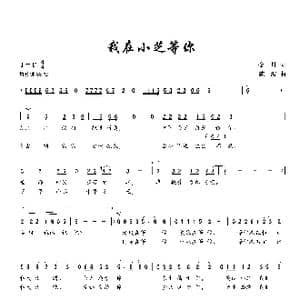 我在小芝等你_歌曲简谱_词曲:金丹 陈波