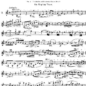 小提琴谱 | 马扎斯小提琴练习曲 Op.36 第一册 特殊练习曲 7