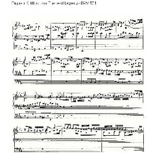 Fugue in C Minor on a Theme of Legrenzi BWV 574 管风琴谱 ohann Sebastian Bach 德 约翰 塞巴斯蒂安 巴赫