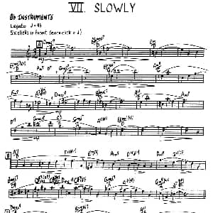 萨克斯谱 | SOLWLY