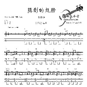 隐形的翅膀 吉他谱 张韶涵 郭伟建编曲
