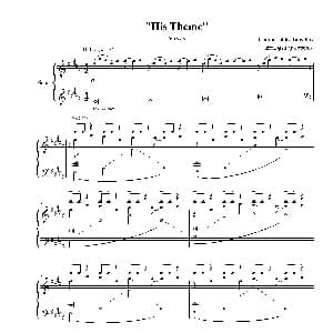 His Theme 钢琴谱