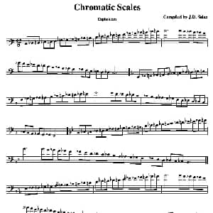 Chromatic Scales Euphonium 上低音号练习教材选曲