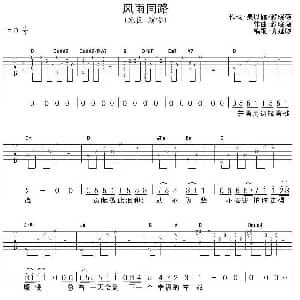 风雨同路 吉他谱 光良