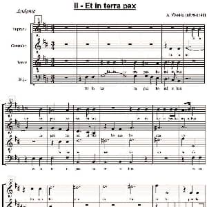 Et in terra pax 钢琴谱