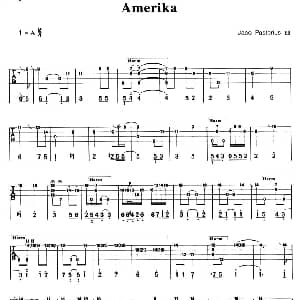 Amerika 吉他谱