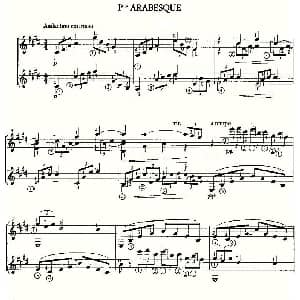 Iere ARABESQUE 吉他谱