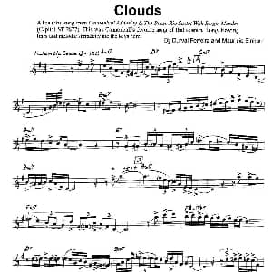 萨克斯谱 | Clouds