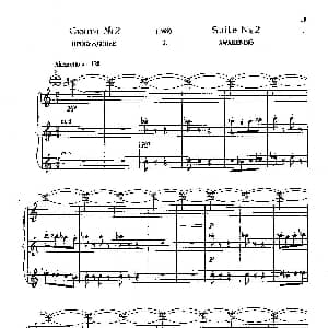 手风琴谱 | 佐罗塔耶夫 六首儿童组曲之二 前苏联 佐罗塔耶夫