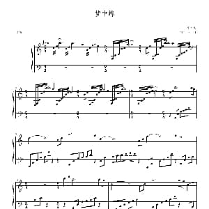 梦中缘 钢琴谱 弗兰克