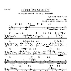 萨克斯谱 | Good Day At Work 次中音萨克斯