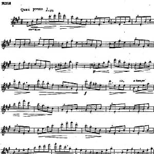 长笛曲谱 | 长笛练习曲100课之第28课 练习吐音