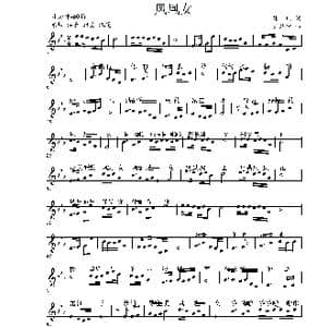 凤凰女_歌谱投稿_词曲:瞿琮 刘敖宁