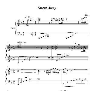 Swept Away 钢琴谱 雅尼