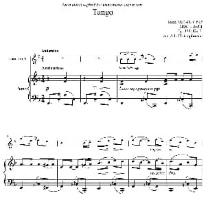 Tango 单簧管 钢琴伴奏