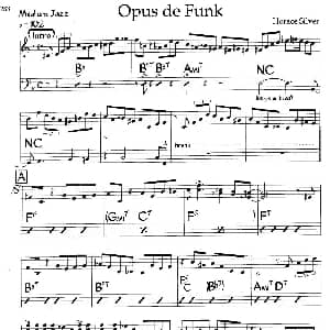 Opus de Funk 钢琴谱