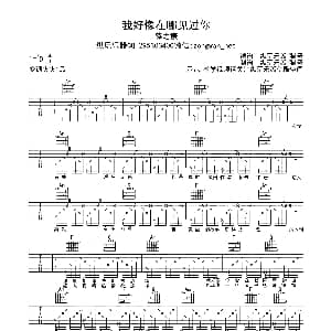 我好像在哪见过你 吉他谱 薛之谦 猫哥