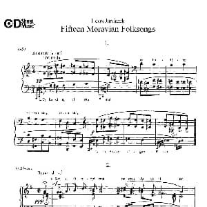 Moravian Folksong 钢琴谱 里奥斯 雅纳切克