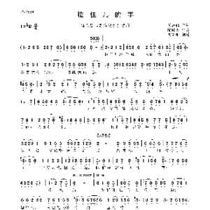 拉住儿的手_歌曲简谱_词曲:刘云程 陈儒天