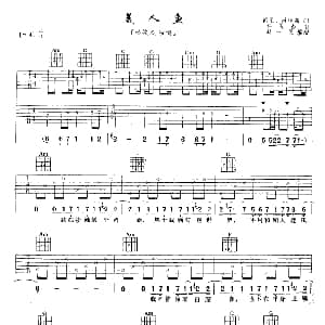 美人鱼 吉他谱 林俊杰 赵一民