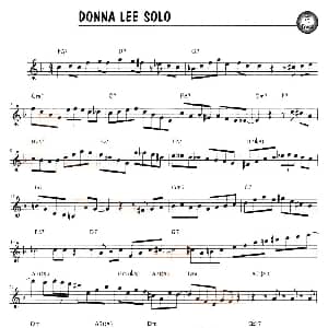 萨克斯谱 | DONNA LEE SOLO