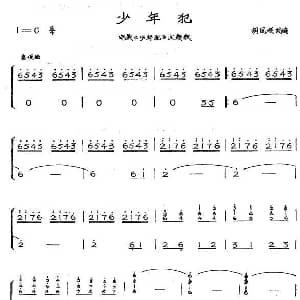 手风琴谱 | 少年犯 胡国顺改编