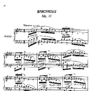 24 Characteristic Pieces Op.36 钢琴谱 安东 斯捷潘诺维奇 阿连斯基