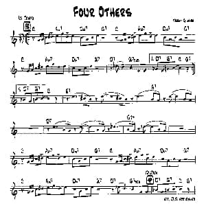 FOUR OTHERS 降B爵士乐谱