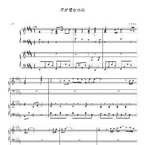 君が望む永远 钢琴谱 迷糊西瓜制谱