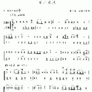 二胡谱 | 东北歌风 二重奏 张飞龙 张建国改编